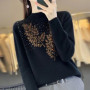 Women Sweaters Thick Warm Autumn Winter Mock Neck Fashion Pullovers Long Sleeve Basic Jumper Knit Bottoming Shirt Korean Sweater