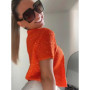 Sequin Knitted Women Top Coat Halter Vest Bead Round Neck Slim Fit Cardigan Short Blouse Knitwear Fashion Suspender Sweater Tank