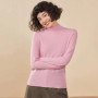 Autumn and Winter New Women's Cashmere Sweater 100 Pure Cashmere Half High Collar Hoodie Knitted Hot Selling Women's Top