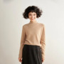 Autumn and Winter New Women's Cashmere Sweater 100 Pure Cashmere Half High Collar Hoodie Knitted Hot Selling Women's Top