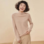 Autumn and Winter New Women's Cashmere Sweater 100 Pure Cashmere Half High Collar Hoodie Knitted Hot Selling Women's Top