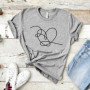 Love Yourself Heart Shirt Love Yourself Tear T-Shirt Heart Tee Women Tshirts Short Sleeve T-shirts Streetwear Casual Tops