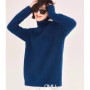 High-end high-necked cashmere sweater women's 100 pure cashmere soft waxy loose bottoming in autumn and winter Red sweater in th