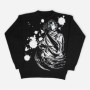 Hip Hop Knitted Men's Women's Sweater 2024 Harajuku Gothic Anime Pattern Jacquard Loose Tops Y2K Casual Streetwear Pullover