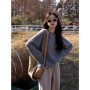 100 Cashmere sweater for women's autumn and winter loose and soft sweater wool knitted sweater round neck base layer