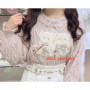 Mine Style Autumn and Winter Classic Cartoon Bear Sweater Lady Girls Sweet Round Neck Loose Sweater Japanese Liz Knit Tops