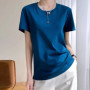 Women T-shirts 2026 Tops Solid Short Sleeve Loose O-neck Cotton Casual Ladies Shirts Harajuku Korean Summer Woman Tshirts