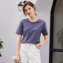 Women T-shirt Cotton Women's Short-sleeved Summer Loose T-shirts Thin Bottoming Shirt Inner Wear Cool Tshirt Undershirt Top Tees