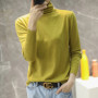 Turtleneck Women Sweater Autumn Winter Warm Bottiming Shirts Korean Fashion Long Sleeve Pullovers Slim Fit Casual Warm Knitwears