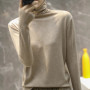 Turtleneck Women Sweater Autumn Winter Warm Bottiming Shirts Korean Fashion Long Sleeve Pullovers Slim Fit Casual Warm Knitwears
