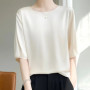 Summer Satin Simple Office Lady Blouse Female Shirt Solid Tops Short Sleeve Casual Korean OL Loose Blouses Women Blusas 2023