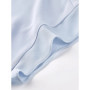 SENTUBILA Elegant Chiffon Blouse Women 2026 Summer Patchwork Short Sleeve O-Neck Simple Loose Straight Chiffon Tops 162VA6570X