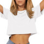 Crew Neck Fashion Women T Shirt Street Casual T-Shirt Solid Plus Size Top Tees Sexy Slim Summer Short Sleeve Women's Clothing