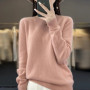 New cashmere sweater women's sweater in autumn and winter 100 merino wool fashion O-neck autumn warm pullover top