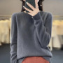 New cashmere sweater women's sweater in autumn and winter 100 merino wool fashion O-neck autumn warm pullover top