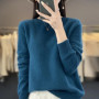 New cashmere sweater women's sweater in autumn and winter 100 merino wool fashion O-neck autumn warm pullover top