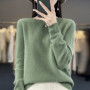New cashmere sweater women's sweater in autumn and winter 100 merino wool fashion O-neck autumn warm pullover top