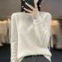 New cashmere sweater women's sweater in autumn and winter 100 merino wool fashion O-neck autumn warm pullover top