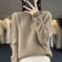 New cashmere sweater women's sweater in autumn and winter 100 merino wool fashion O-neck autumn warm pullover top