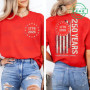 America 250th Anniversary Printing T-shirts for Women Unisex Clothing 1776–2026 Graphic Tops Short Sleeve Casual Wear Tee Tops