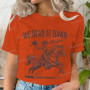 We Read At Dawn Cowgirl T-shirt Vintage Country Bookish Tops Gift for Book Lover Tee Bookish Cowgirl Retro Funny Reading Tshirt