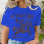 We Read At Dawn Cowgirl T-shirt Vintage Country Bookish Tops Gift for Book Lover Tee Bookish Cowgirl Retro Funny Reading Tshirt