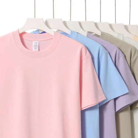 Casual Women's T-shirts Short Sleeve O-neck Soft Cotton Pink Spring Summer Tshirt Harajuku Oversized Korean Tee Streetwear