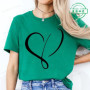 Women Love Heart Design T-Shirts Fashion Casual Short Sleeve T-shirt Heart Personalised Graphic Tshirts RED Women T Shirts Ts01