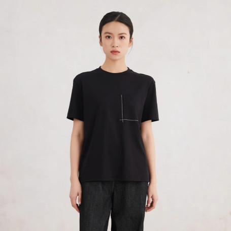 K3147W White Premium Clothes Ladies long staple cotton Tshirts Women's Clothing T-Shirt for Women