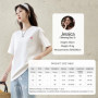 MISHOW Casual Graffiti T-shirt Women Summer 2025 Short Sleeve Round Neck Loose Shirts Female New Fashion Tops Lady MXE15T0475