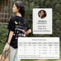 MISHOW Casual Graffiti T-shirt Women Summer 2025 Short Sleeve Round Neck Loose Shirts Female New Fashion Tops Lady MXE15T0475