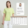 Amii Minimalist T-shirt Women's Tops O-neck Short Sleeves Geometric Decoration Antibacterial Cotton Elastic Casual Tees 12521088