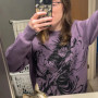 New Hip Hop Gothic Anime Print Streetwear Knitted Sweater Pullover Autumn Harajuku Sweater Women Knitwear Sweate Pullover