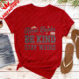 Read Books Be Kind Stay Weird Women T-Shirt Casual Cotton Short Sleeve Tees Book Lovers Gift Idea Summer Fashion Tops