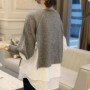Women's Sweater Popular Autumn Winter Female Lantern Sleeve Tops Fashion Design Solid Color 2025 Loose Casual O-Neck Pullovers
