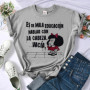 Mafalda tshirt women designer graphic manga Tee girl harajuku comic streetwear clothes