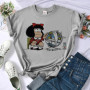 Mafalda tshirt women designer graphic manga Tee girl harajuku comic streetwear clothes