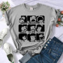 Mafalda tshirt women designer graphic manga Tee girl harajuku comic streetwear clothes
