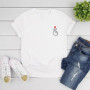 Korean Finger Love Symbol T-shirt Korean Finger Heart Kpop Shirt Women Graphic T Shirts Cute K-Pop Tee Short Sleeve Female Tops