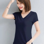 MRMT 2026 Brand New Womens 95 Cotton T-Shirt Pure Color Short Sleeve Women T shirt For Female Slim Tops Woman T shirts Clothing