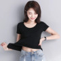 MRMT 2026 Brand New Womens 95 Cotton T-Shirt Pure Color Short Sleeve Women T shirt For Female Slim Tops Woman T shirts Clothing