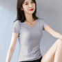MRMT 2026 Brand New Womens 95 Cotton T-Shirt Pure Color Short Sleeve Women T shirt For Female Slim Tops Woman T shirts Clothing