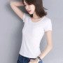 MRMT 2026 Brand New Womens 95 Cotton T-Shirt Pure Color Short Sleeve Women T shirt For Female Slim Tops Woman T shirts Clothing