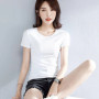 MRMT 2026 Brand New Womens 95 Cotton T-Shirt Pure Color Short Sleeve Women T shirt For Female Slim Tops Woman T shirts Clothing