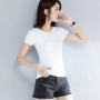 MRMT 2026 Brand New Womens 95 Cotton T-Shirt Pure Color Short Sleeve Women T shirt For Female Slim Tops Woman T shirts Clothing