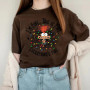 Anxiety Christmas Shirt Everything Is Fine T-Shirt Inside Out Emotions Tee Mental Health Christmas Shirt Xmas Matching Tops Gift