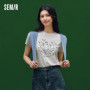 Semir Short Sleeve T-Shirt Women Bacteriostatic 2025 New Style Moisture Wicking Cool Feeling Quick Dry