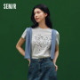 Semir Short Sleeve T-Shirt Women Bacteriostatic 2025 New Style Moisture Wicking Cool Feeling Quick Dry