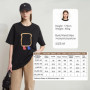AMII Minimalist Summer T-shirts Women Casual Short Sleeve O Neck Print T-Shirt Female 2025 New Fashion Loose Tee Tops 12542182