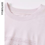 SENTUBILA Cotton Women T-shirt 2026 Spring Casual Loose Fit Fashion Cozy O Neck Short Sleeve Pullovers Female Clothes 152T59293